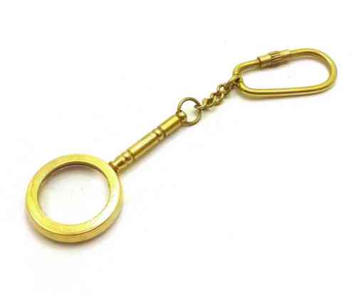 Брелок для ключей бронзовый Лупа Киев