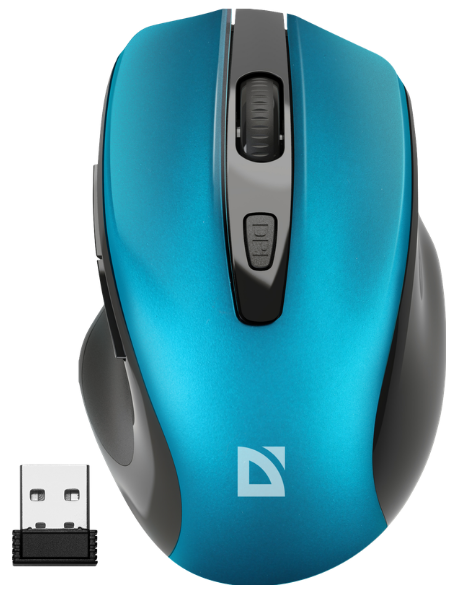 Миша Defender Prime MB-053 Wireless TURQUOISE (52054) (6918401) Київ - фото 1