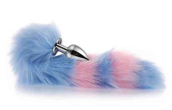 SM набір БДСМ набір «Sweet cat» колір блакитний із рожевим Sex Aura Київ