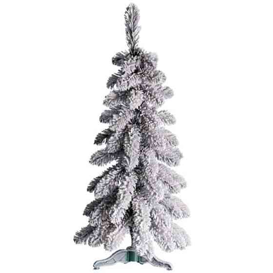 Lugi Штучна міні ялинка "Снігова королева" засніжена на пластиковій підставці 55 см SOK-M-05-2 Коломыя