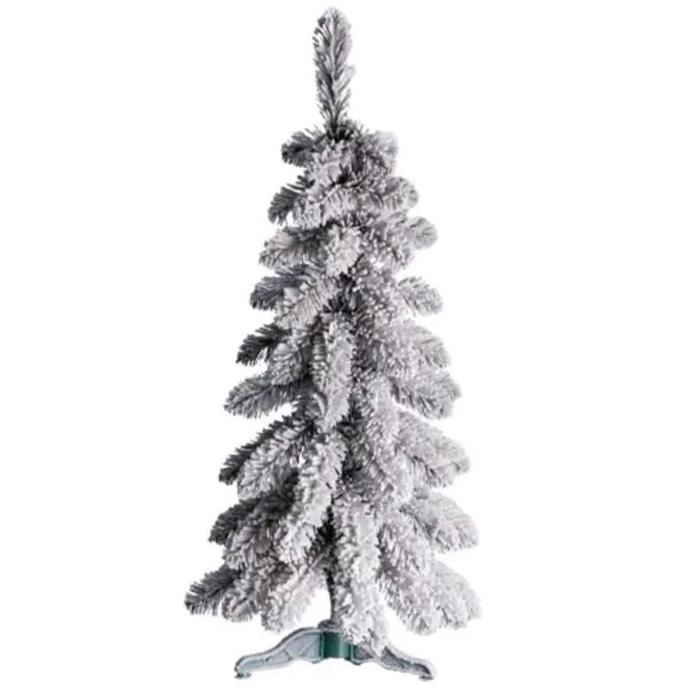 Lugi Штучна міні ялинка "Снігова королева" засніжена на пластиковій підставці 55 см SOK-M-05-2 Коломыя - изображение 1