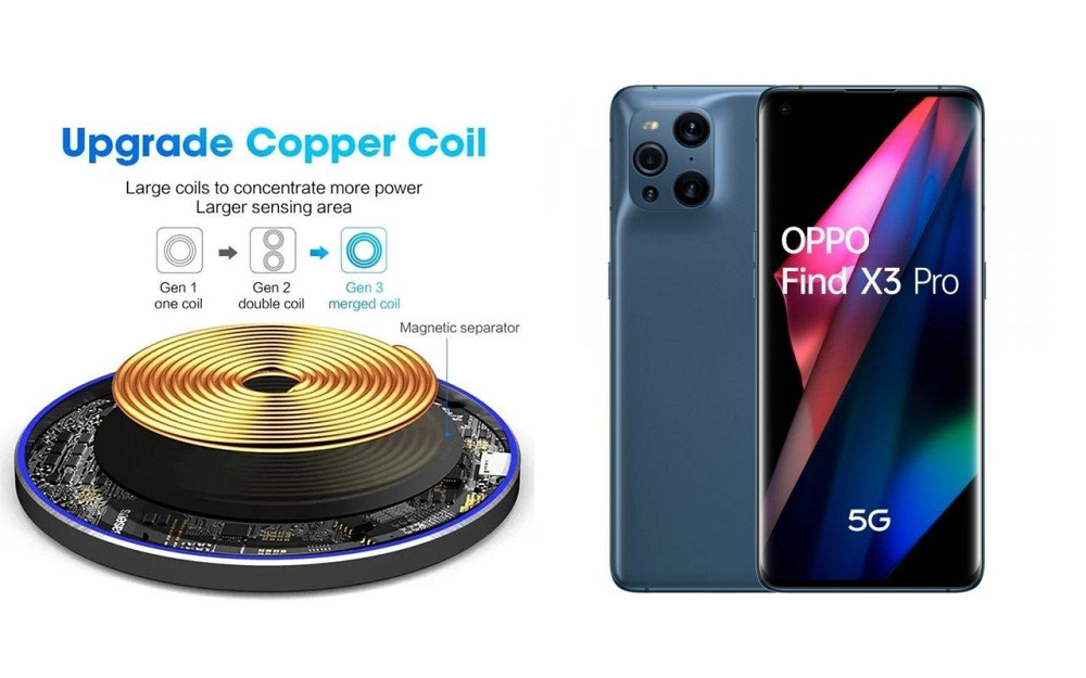 Бездротовий зарядний пристрій Copper до 30W для Motorola Edge 2023, USB-C, LED Київ - фото 2