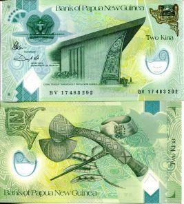 Папуа Новая Гвинея 2 kina (2018) Pick NEW UNC (маленький размер, пластик) Полтава - фото 1