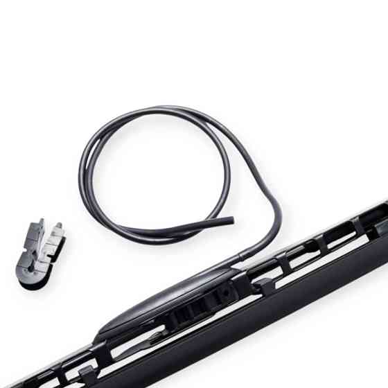 Щітка oximo каркасна 650мм під гак 8,9мм з форсункою двірника Мукачево