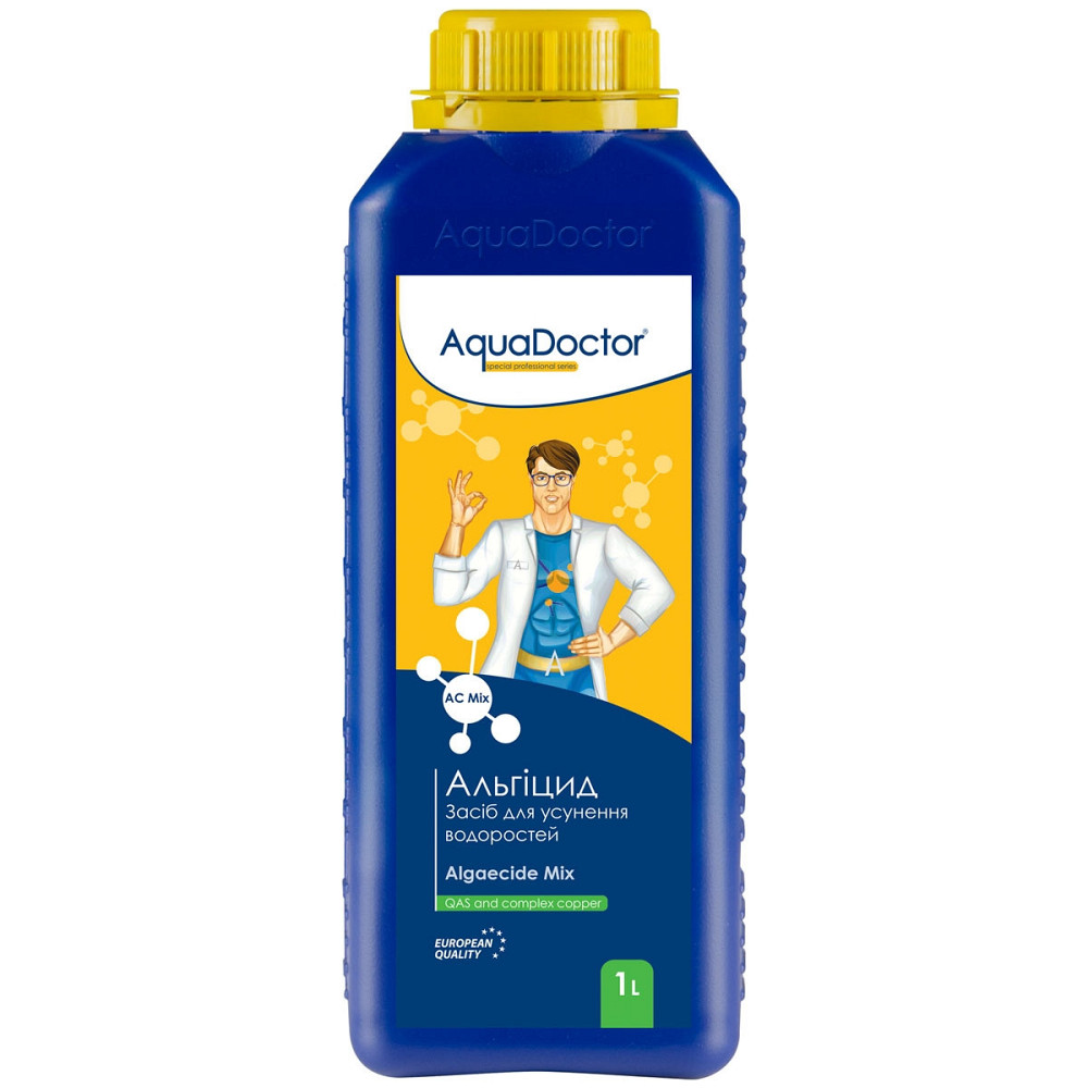 Средство против водорослей для бассейна альгицид AquaDoctor AC Mix 1 литр Киев - изображение 1