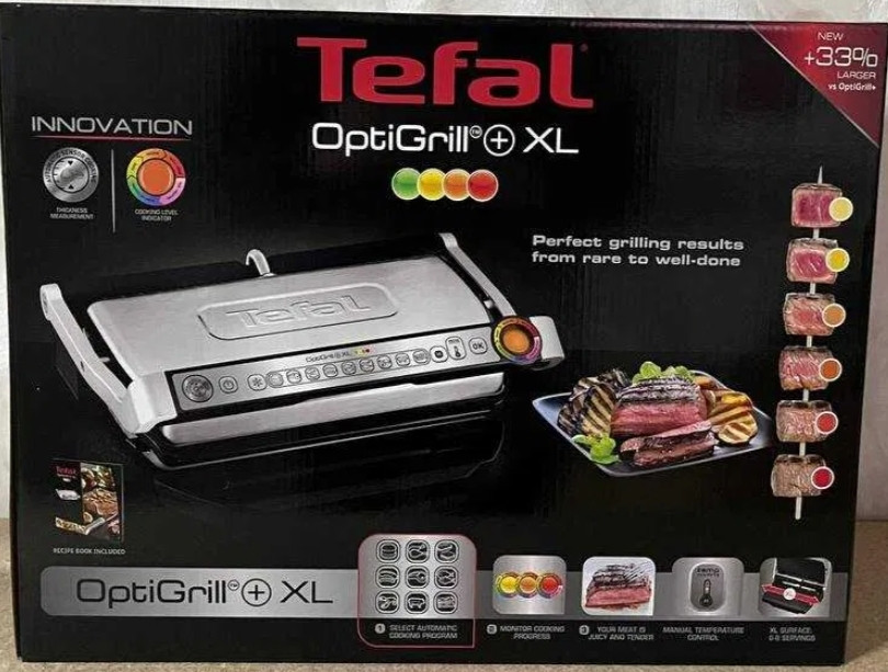 Электрогриль: TEFAL OptiGrill + XL GC722D34. Новый ! Киев - изображение 2