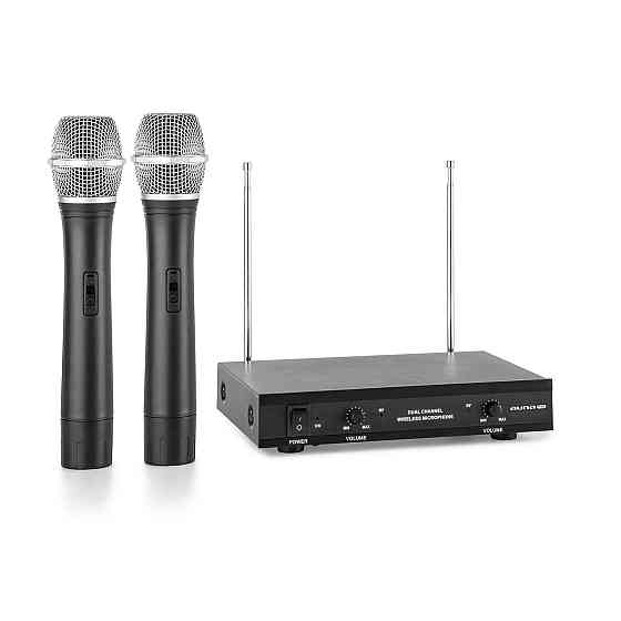 VHF-2-H 2-канальний комплект бездротових мікрофонів VHF 2 ручні мікрофони 100 м 2 ручні мікрофони Рівне