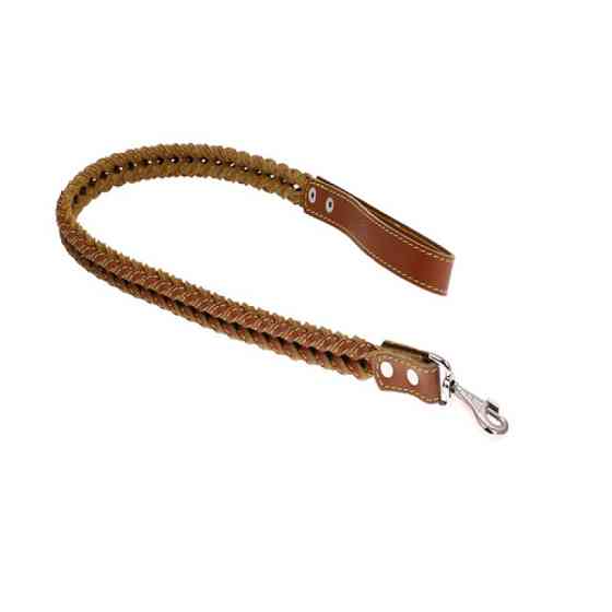 777 Повідець 25мм "КЛАСИК" шкіряний плетіння "КВАДРАТ" (1.10 м) Вінниця