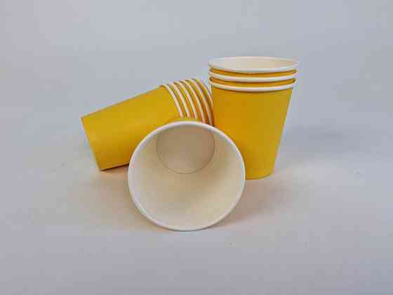 Паперові склянки кольорові 175 мл "ЖІЛИЙ БІЛИЙ" Маестро (50 шт.) Харків