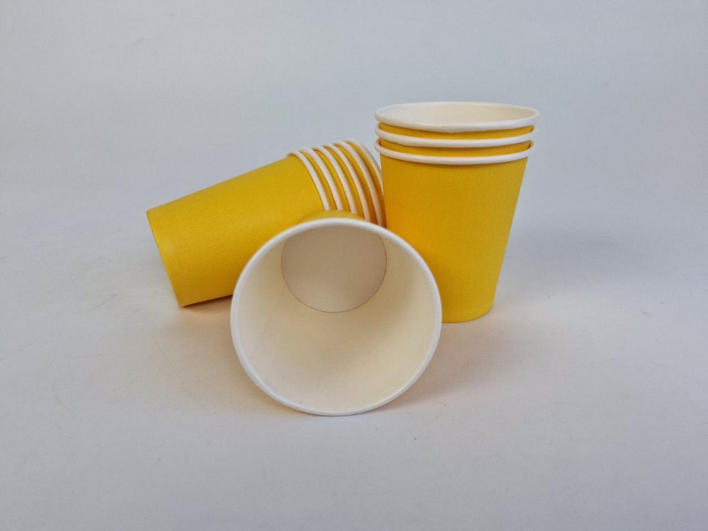 Паперові склянки кольорові 175 мл "ЖІЛИЙ БІЛИЙ" Маестро (50 шт.) Харків - фото 2