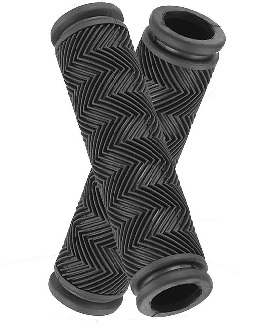 Грипси (ручки керма) чорні, прямі, м'які, довжина 120 мм TUOTO BT-008 Мукачево - фото 1