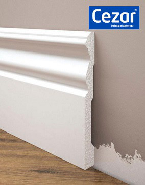 Плинтус под покраску из дюрополимера Элегант LPC - 09 (2м.п.) 119х15мм Днепр - изображение 1