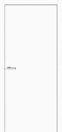 Межкомнатные двери StilDoors (СтилДорс) SIMPLI - LOFT 01 Белый супермат Renolit стекло сатин 600х2000 мм Киев