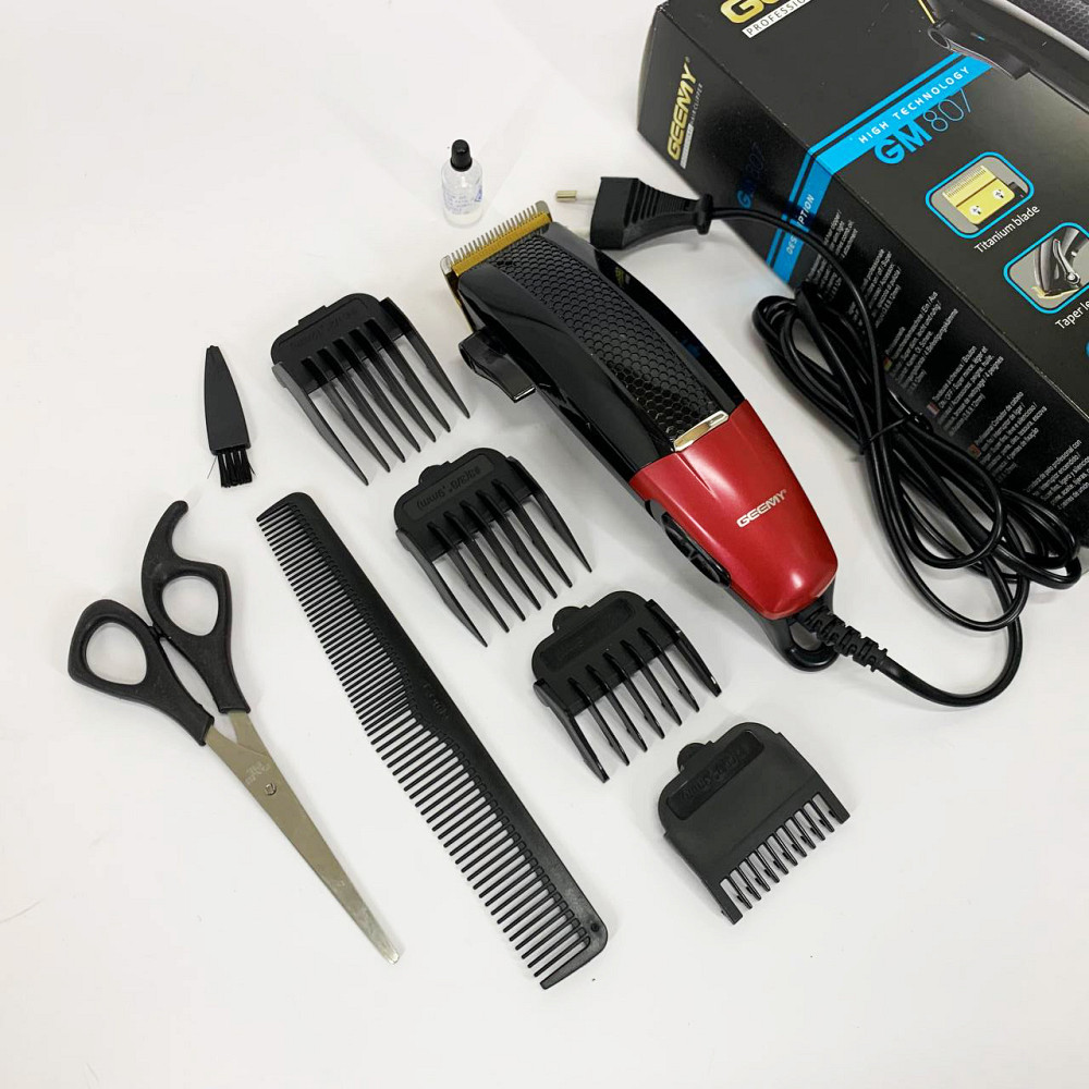 Машинка для стрижки посіченого волосся Gemei GM-807, Машинка для стрижки волосся з мотором EJ-88 Львів - фото 10