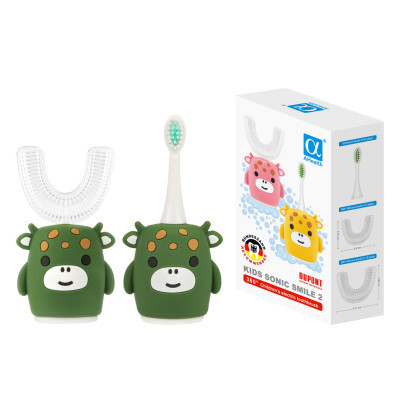 Електрична зубна щітка AHealth KIDS SONIC SMILE 2 Green (AHkss2g) Вінниця - фото 1