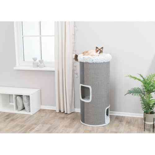 Дряпка-будиночок Trixie Harvey для котів сизаль/плюш сіра 50х118 см Київ