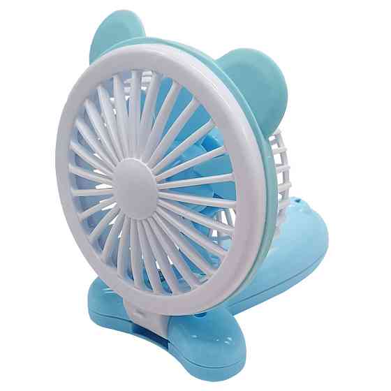 Вентилятор ручний портативний «Ведмедик» VNTR-002-4(Blue) синій Вінниця