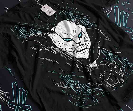 Футболка для мальчика аниме Магическая битва оверсайз (рост от 165 до 180 ) Черний AnimeJ0904m Днепр