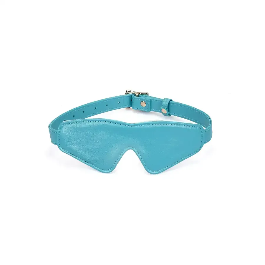 Маска на глаза Liebe Seele Blue Lamb Leather Blindfold with Velvet Lining Львов - изображение 1