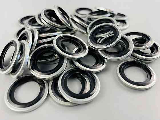 Шайба з гумовим кільцем NBR всередині 18 мм, для гідравліки, олії, води, повітря. Мукачево