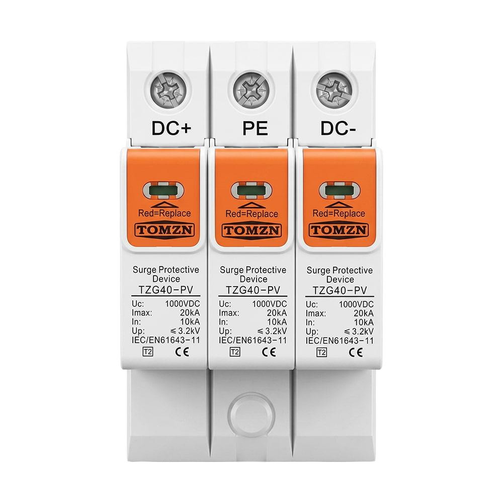 Обмежувач напруги TOMZN TZG40-PV 3P 1000V DC під DIN-рейку (51-00132) Киев - изображение 10