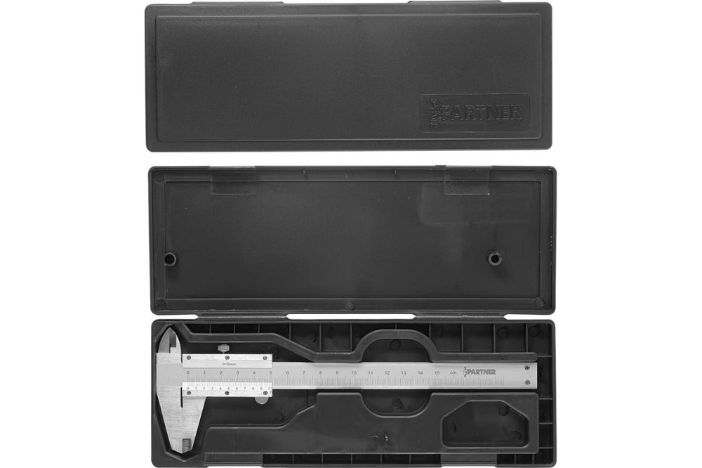 Штангенциркуль (0-150 мм, 0.02 мм; внутр. Ø, наруг. Ø + глибиномір), у пластиковому футлярі ROCKFORCE RF-5096P1 Одеса - фото 2