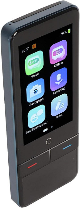 Портативний перекладач Jectse F6 з підтримкою 139 мов, сенсорним екраном, AI переклад, голосовий і фото переклад Київ - фото 8