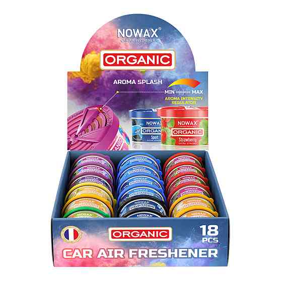 MIX ароматизаторів Nowax серія Organic у виставковий бокс Киев