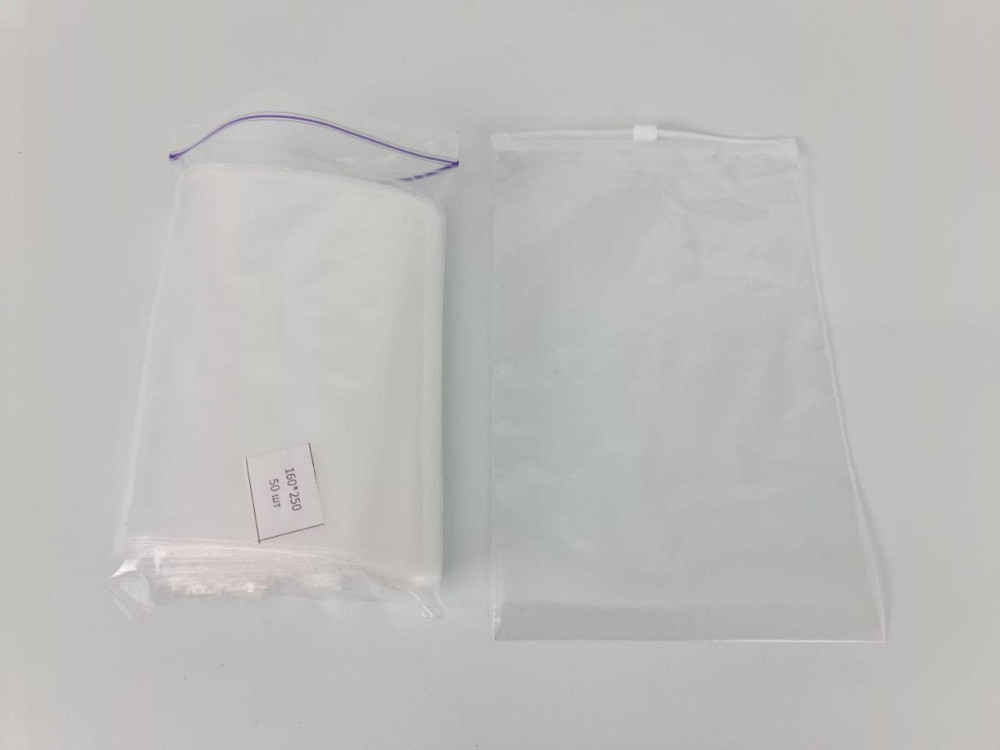 Слайдери Пакет із замком 16х25/50 мкм (50 шт.) NEW (1 пачка) Харків - фото 2