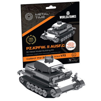 Конструктор Metal Time коллекционная модель Pz.Kpfw. II Ausf. G (MT061) Винница - изображение 1