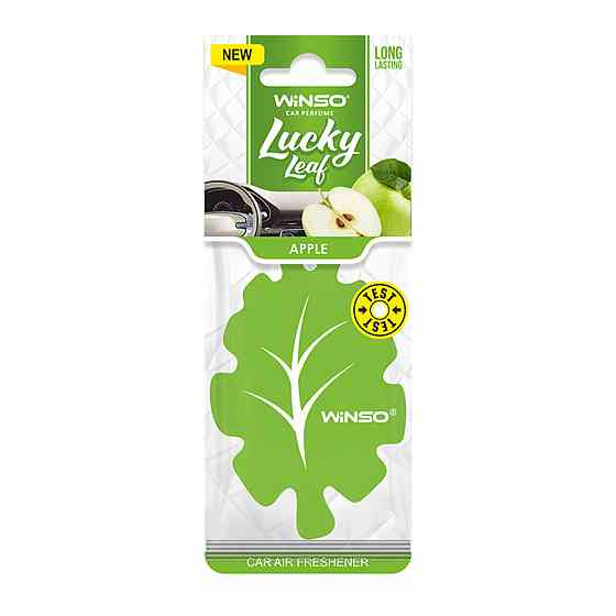 Освежитель воздуха WINSO Lucky Leaf, целлюлозный ароматизатор, Apple Київ