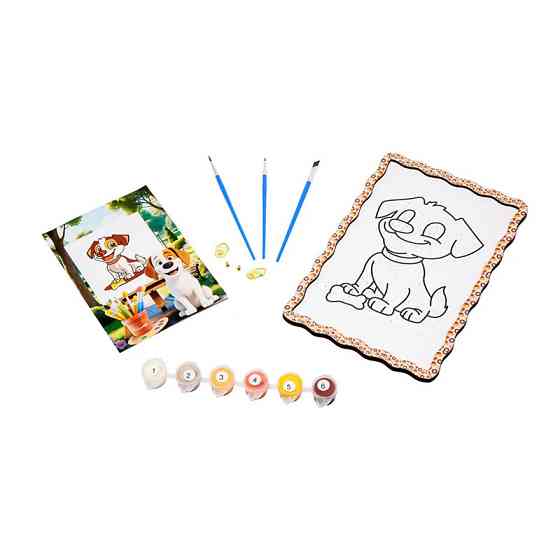 Дитячий набір для розпису по дереву "Вірний друг" Puz-22975 формат А5 Вінниця