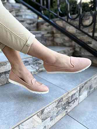 ERICO Балетки жіночі ERICO 9011 пудра (весна-осінь, еко-замша) (1289) 37р.39р.40р. Коломия