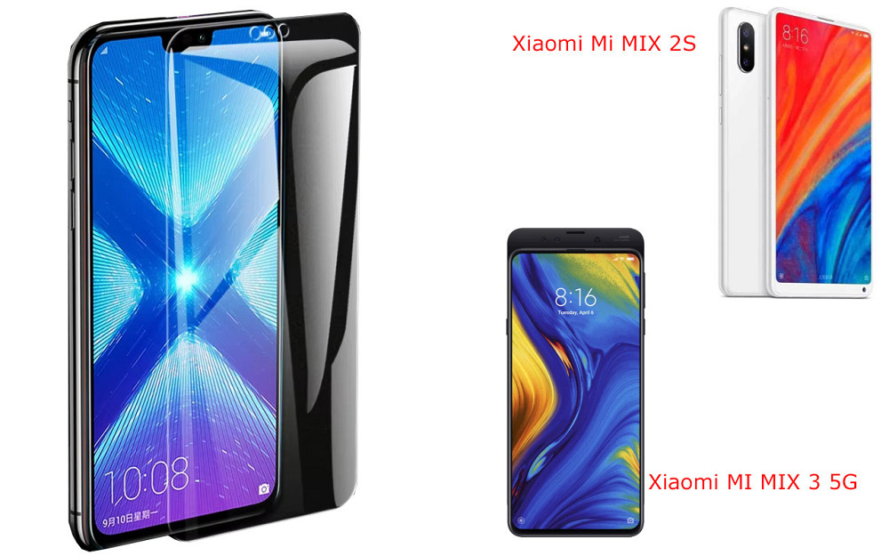 Защитное стекло NeoGlass для Xiaomi Mi MIX 2S, MI MIX 3 5G – ультрапрозрачное и устойчивое Киев - изображение 2
