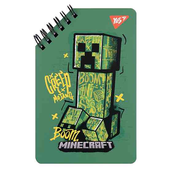 Блокнот 95*145/60 арк."Yes" = подв. cпіраль Minecraft, 151758, шт Київ