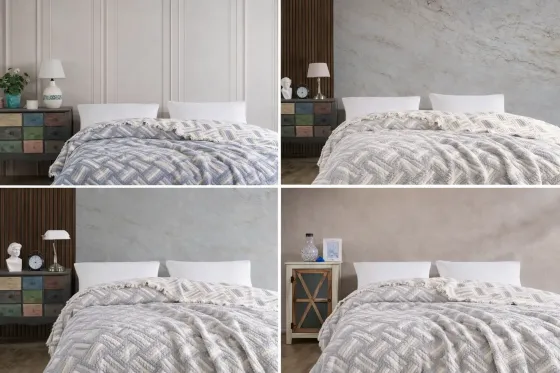 Муслиновое покрывало Mavi 230х250 см Коломия