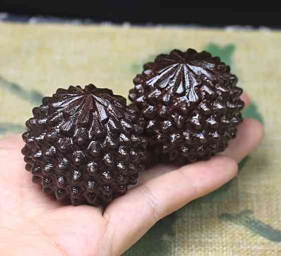 Масажні м’ячі дуріан 2 шт, антистрес для рук, масажер долонь, рефлексологія Київ