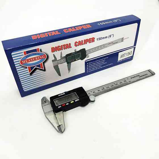 Электронный штангенциркуль 150мм с lcd дисплеем Digital, Digital caliper 150mm, Штангенциркуль гост EK-33 Львов