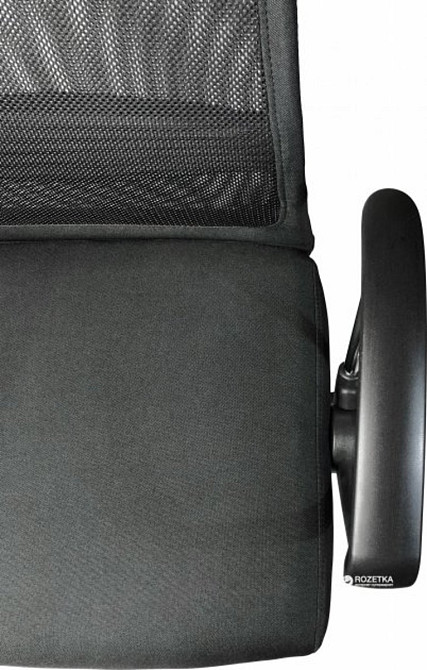 Крісло поворотне Q-345 чорне Днепр - изображение 5