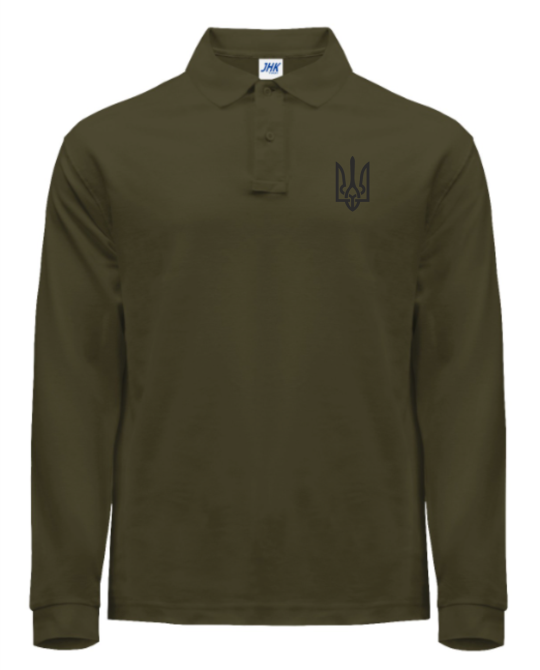 Рубашка-поло с гербом Украины, как у президента Зеленского Черновцы - изображение 1