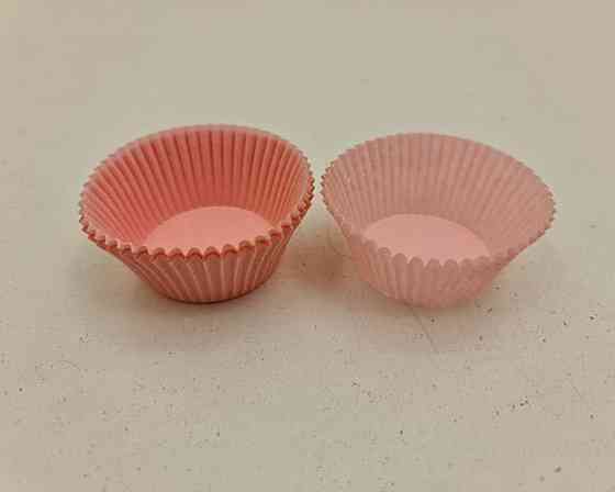 Тартолітка для кексів А7 "Кругла рожева" D50 H30 (100 шт.) (1 уп.) Харків