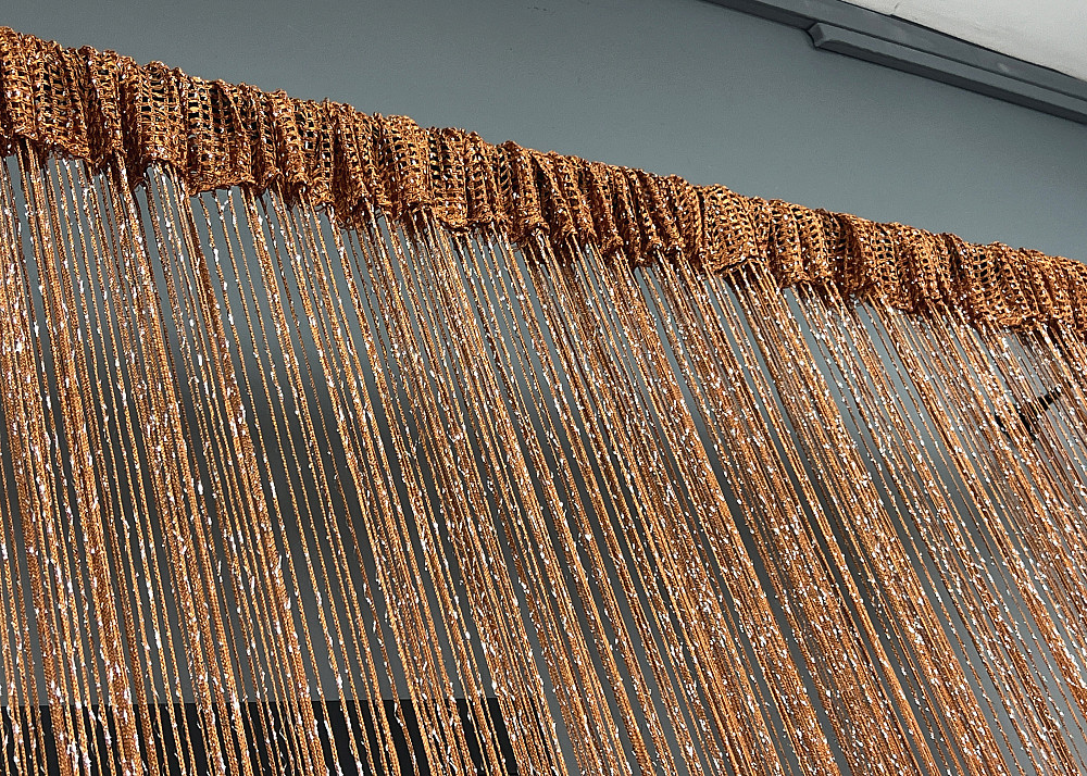 Штори-нитки з люрексом Коричневий 300х300см 1 шт (61-122) Київ - фото 7