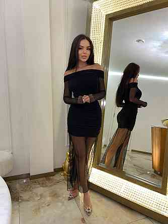 Жіночий вечірній романтичний комплект із відкритими плечима сітка + віскоза Чорний, 44/46 Одеса