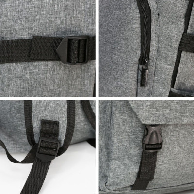 Рюкзак туристический NikiBo Modern 15л сірий (30010405-07) Винница - изображение 5