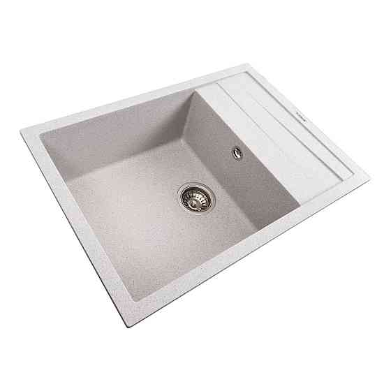 PLATINUM Кухонна мийка гранітна матова 7050 CASCADA Platinum Топаз Київ