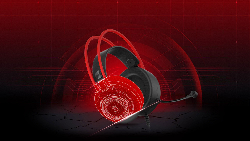 Гарнітура A4Tech Bloody G200 Black/Red чорний/червоний Харьков - изображение 11