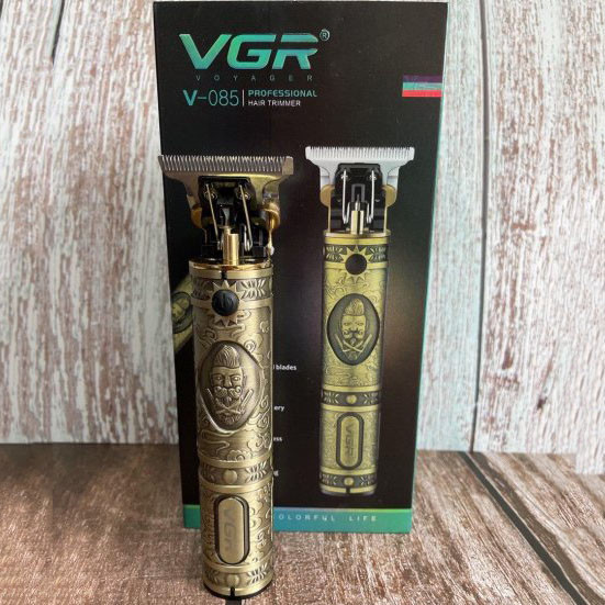 Миюча машинка для стрижки VGR V-085, Машинка для стрижки волосся голови, Перукарські GI-116 машинки професійні Київ - фото 4