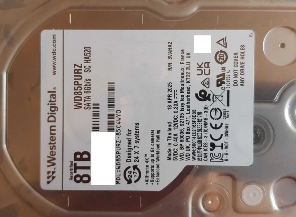 Жорсткий диск 3.5" WD85PURZ Київ - фото 2