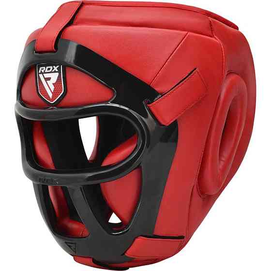 Боксерський шолом тренувальний RDX Guard Red L Каменское