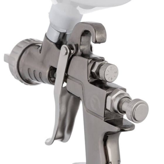 Фарбопульт пневматичний LVLP STORM INTERTOOL PT-0138 : 200 л/хв, діаметр форсунки 1.3мм, 600 мл бачок Київ